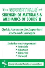 book cover of The ESSENTIALS of strength of materials & mechanics of solids by M. Fogiel
