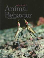 book cover of Animal Behavior by John Alcock