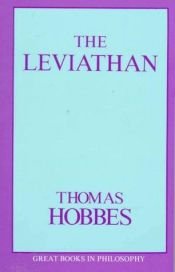 book cover of Leviathan by Thomas Hobbes