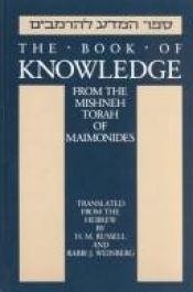 book cover of The Book of Knowledge: From the Mishnah Torah of Maimonides (Publication by Maimonides