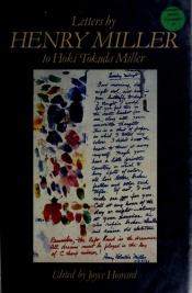 book cover of Letters by Henry Miller by 헨리 밀러