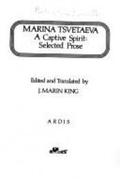 book cover of A captive spirit by Marina Tsvetaeva