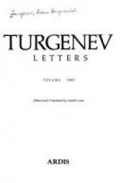 book cover of Turgenev's Letters by Ivan Sergeevič Turgenev