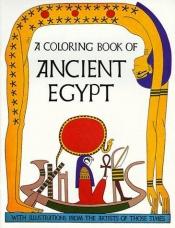 book cover of A Coloring Book of Ancient Egypt by Bellerophon Books