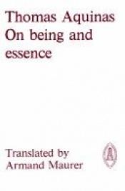 book cover of On being and essence by Thomas Aquinas
