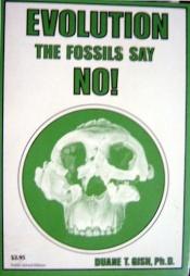 book cover of Evolution: The Fossils Say No! Public School Edition by Duanet T. Gish
