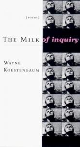 book cover of The milk of inquiry by Wayne Koestenbaum