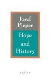 book cover of Hope and History by Josef Pieper