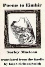 book cover of Poems to Eimhir (Northern House pamphlet poets) by Sorley MacLean