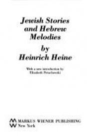book cover of Jewish stories and Hebrew melodies by Heinrich Heine