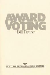 book cover of Award Voting by Bill Deane