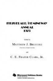 book cover of Fitzgerald by Matthew J. Bruccoli