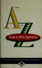 book cover of A to Z: Guide to Bible Application #724 by Billy Graham