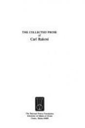 book cover of The Collected Prose of Carl Rakosi by Carl Rakosi