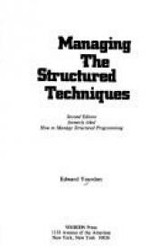 book cover of Managing the Structured Techniques by Yourdon