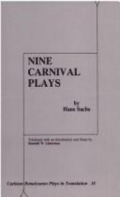 book cover of Nine Carnival Plays by Hans Sachs
