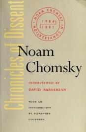 book cover of Crónicas de la discrepancia by Noam Chomsky