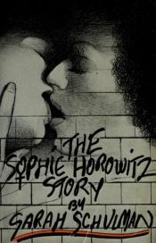 book cover of Sophie Horowitz Story by Isolde Tegtmeier|Sarah Schulman