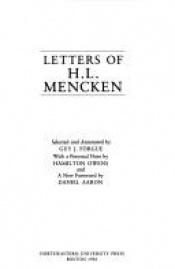 book cover of Letters of H. L. Memcken by H. L. Mencken