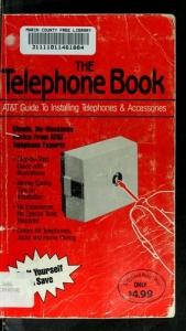 book cover of The Telephone Book by AT&T
