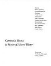 book cover of EW: 100: Centennial Essays in Honor of Edward Weston by Peter C. Bunnell
