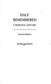 book cover of Half Remembered by Peter Davison