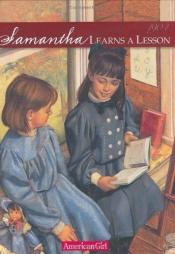 book cover of Samantha learns a lesson by Susan S. Adler