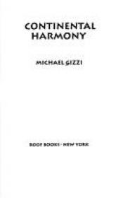 book cover of Continental Harmony by Michael Gizzi