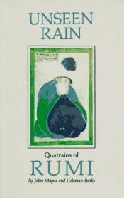 book cover of Unseen rain by Jalal al-Din Rumi