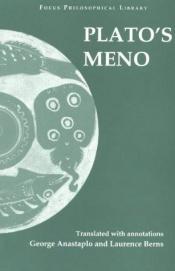 book cover of Meno by Platón