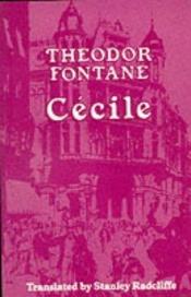 book cover of Cecile by Теодор Фонтане