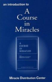 book cover of Course in Miracles: Introduction by Foundation for Inner Peace