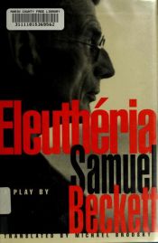 book cover of Eleutheria by Samuel Beckett