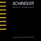 book cover of Schindler by David Gebhard
