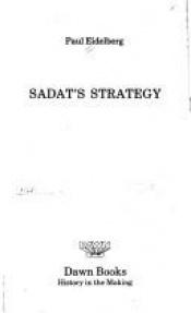 book cover of Sadat's strategy by Paul Eidelberg