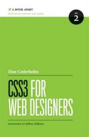 book cover of CSS3 for web designers by Dan Cederholm