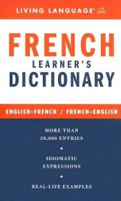 book cover of French Learner's Dictionary by Living Language