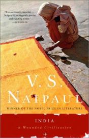 book cover of India: A Wounded Civilization by V.S. Naipaul