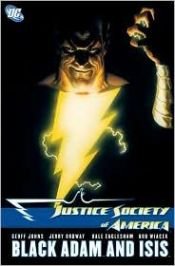 book cover of Justice Society of America: Black Adam and Isis by Geoff Johns