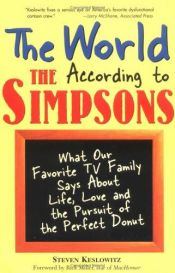 book cover of The World According to The Simpsons by Steven Keslowitz