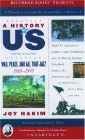 book cover of War, peace, and all that jazz by Joy Hakim
