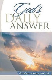 book cover of God's Daily Answer by Thomas Nelson