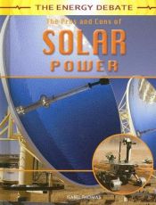 book cover of The Pros and Cons of Solar Power (The Energy Debate) by Isabel Thomas