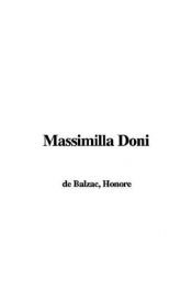 book cover of Massimilla Doni by Honoré de Balzac