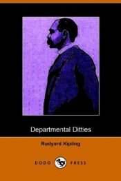 book cover of Departmental ditties and other verses by Rudyard Kipling