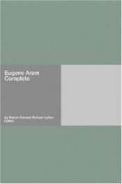 book cover of Eugene Aram : en berättelse by Edward Bulwer-Lytton