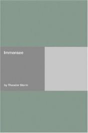 book cover of Immensee by Theodor Storm