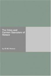 book cover of Odes ; and, Carmen Saeculare by Horace
