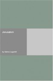 book cover of Jerusalem by Selma Lagerlof