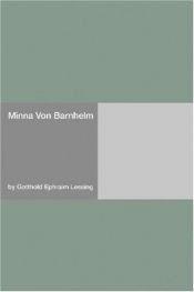 book cover of Minna von Barnhelm by Gotthold Ephraim Lessing